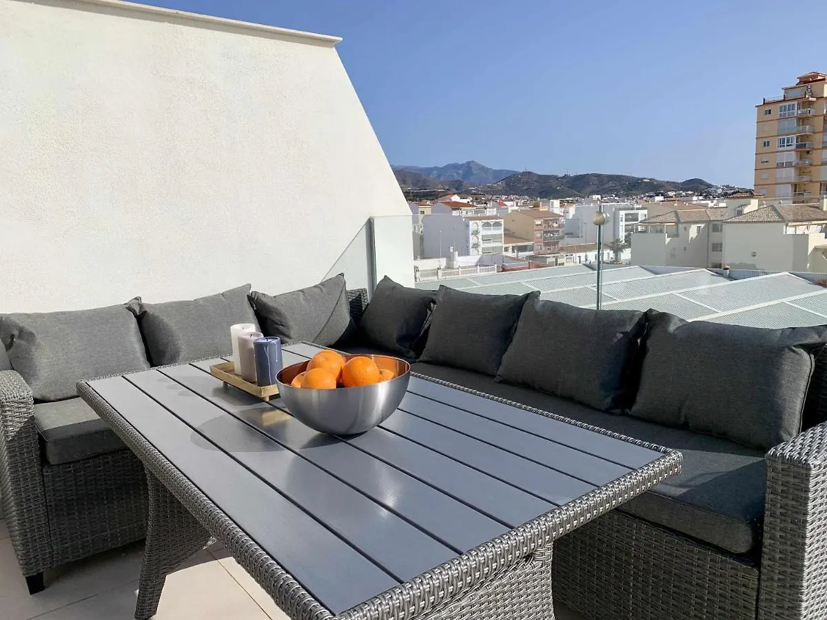 Elegant Penthouse With Sea Views In Torrox Apartment